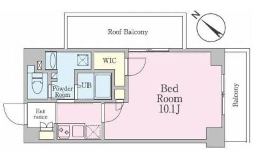 グランパセオ新宿余丁町 304 間取り図