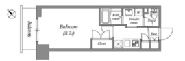 グランパセオ新宿余丁町 102 間取り図