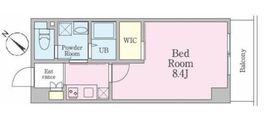 グランパセオ新宿余丁町 206 間取り図