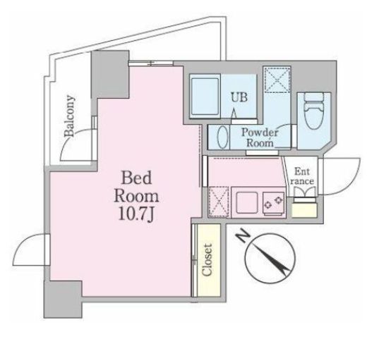 グランパセオ新宿余丁町 902 間取り図