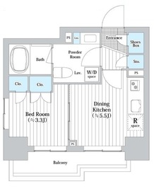 クレスト小杉スクエア 2階 間取り図