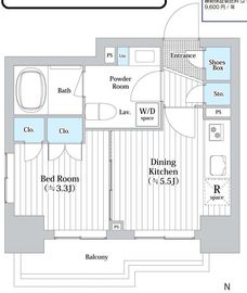 クレスト小杉スクエア 9階 間取り図