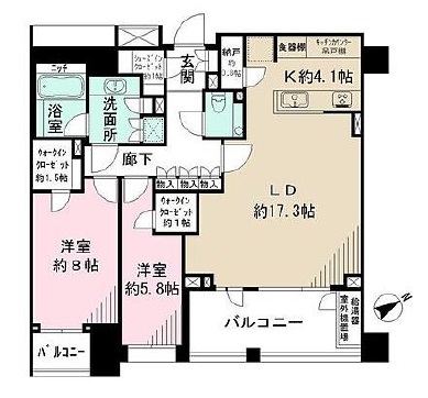 ザ・パークハウスグラン三番町 9階 間取り図