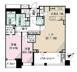 ザ・パークハウスグラン三番町 9階 間取り図