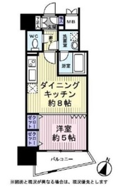 デュオ・スカーラ市ヶ谷 4階 間取り図