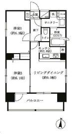 ガリシア九段下ライズ 13階 間取り図