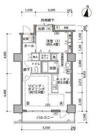 東雲キャナルコートCODAN 18-1123 間取り図