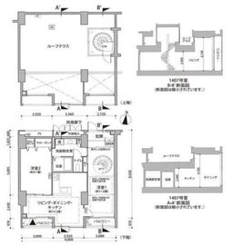 東雲キャナルコートCODAN 11-1407 間取り図