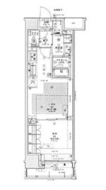 オープンレジデンシア日本橋馬喰町 3階 間取り図