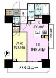 シティハウス四谷三丁目 9階 間取り図
