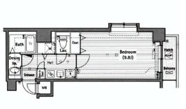 グランド・ガーラ西麻布 6階 間取り図