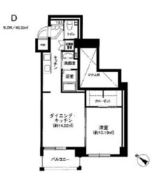 オリンピア代々木 105 間取り図