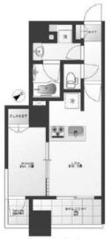 ルフォン浅草蔵前 5階 間取り図