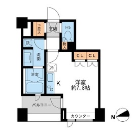 ラフィネジュ学芸大学 503 間取り図
