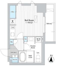 JP noie 錦糸町 (ジェーピーノイエ錦糸町) 608 間取り図