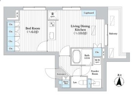 JP noie 錦糸町 (ジェーピーノイエ錦糸町) 805 間取り図