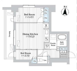 JP noie 錦糸町 (ジェーピーノイエ錦糸町) 804 間取り図