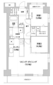 アウルコート南池袋 601 間取り図