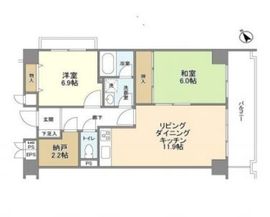 ボヌール東池袋 601 間取り図