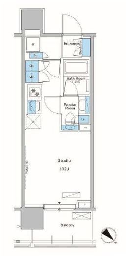 ルフォンプログレ滝野川 402 間取り図