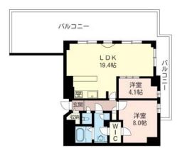 エスティメゾン恵比寿2 902 間取り図