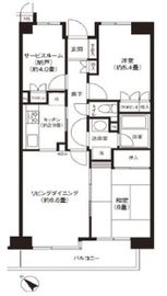 ステラメゾン武蔵小山 1階 間取り図