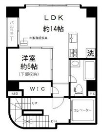 クレイヴ神楽坂 2F1 間取り図