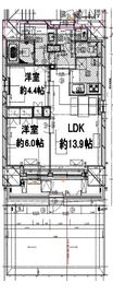 ザ・プレイス駒込 301 間取り図