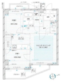 ジェイパーク恵比寿4 3階 間取り図