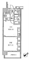 クリオ五反田 1301 間取り図