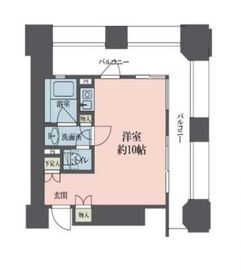 ルネ新宿御苑タワー 1003 間取り図