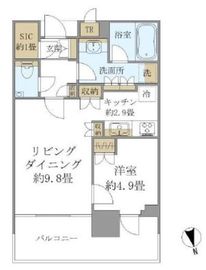 パークコート浜離宮ザ・タワー 11階 間取り図