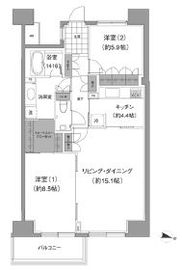 アビティ目黒 712 間取り図