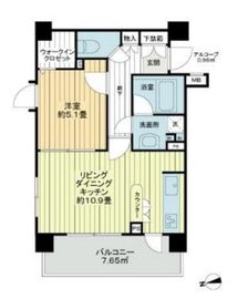 ジェイパーク恵比寿4 7階 間取り図