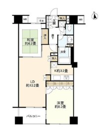 アパガーデンズ新宿戸山公園 6階 間取り図