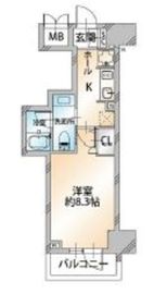 コンシェリア東京入谷ステーションフロント 4階 間取り図