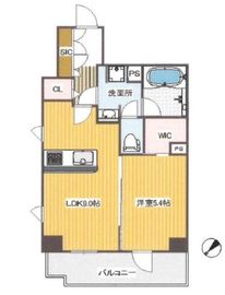 ピアース東京インプレイス 15階 間取り図