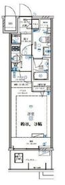 ディアレイシャス上野浅草 3階 間取り図