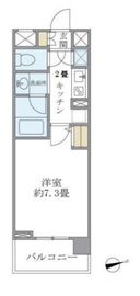 バンクサイドコート常盤 502 間取り図