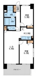 レジディア南千住 906 間取り図