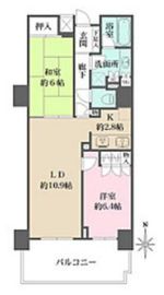 ゲートシティ大崎サウスパークタワー 6階 間取り図