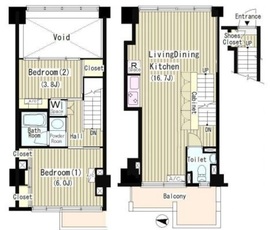 ROKA TERRAZZA （ロカテラーザ） 4506 間取り図