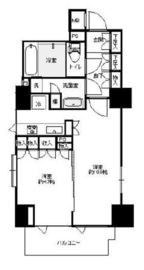 グランアビテ四谷三丁目ステーションフロント 7階 間取り図