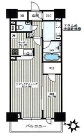 クレヴィア本郷 4階 間取り図