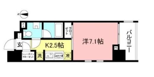アトラス笹塚 3階 間取り図