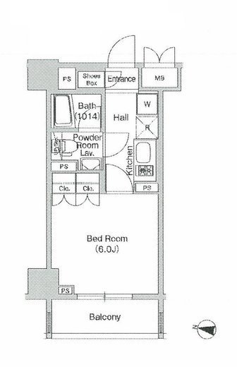 コンフォリア文京春日 504 間取り図