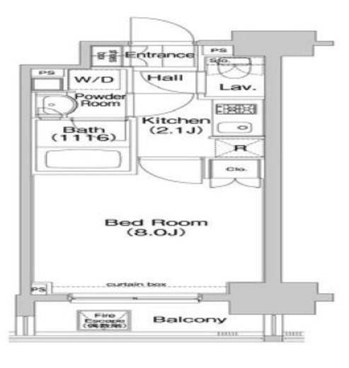 コンフォリア三田EAST 203 間取り図