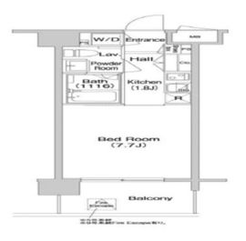 コンフォリア南砂町 203 間取り図