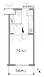 ガーデン荏原中延 202 間取り図
