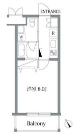 ガーデン荏原中延 202 間取り図